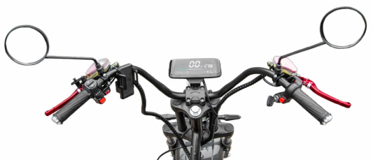 Трехколесный электроскутер Ikingi M6 Pro Trike карбон