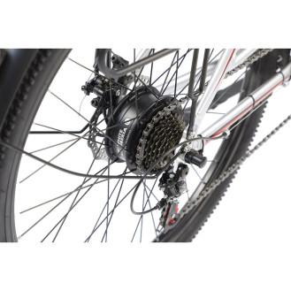 Электровелосипед WHITE SIBERIA CAMRY LIGHT 500W (матовый серебристый)