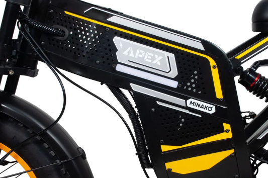 Электровелосипед Minako Apex желтый