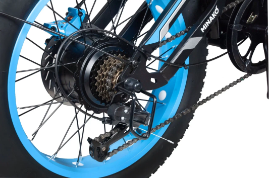 Электровелосипед Minako Apex синий