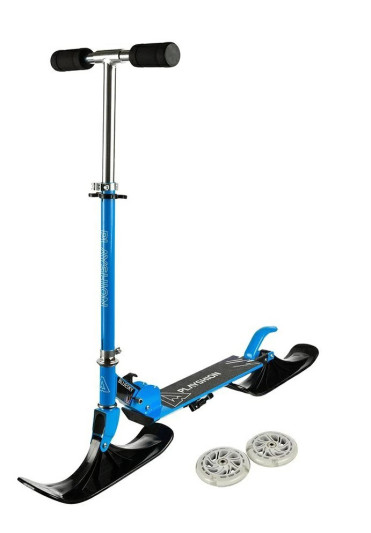 Детский самокат-снегокат Playshion Bluesky-SNW синий