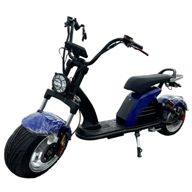Трехколесный электроскутер Ikingi M6 Pro Trike синий