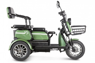Электротрицикл Rutrike Пилот, зеленый